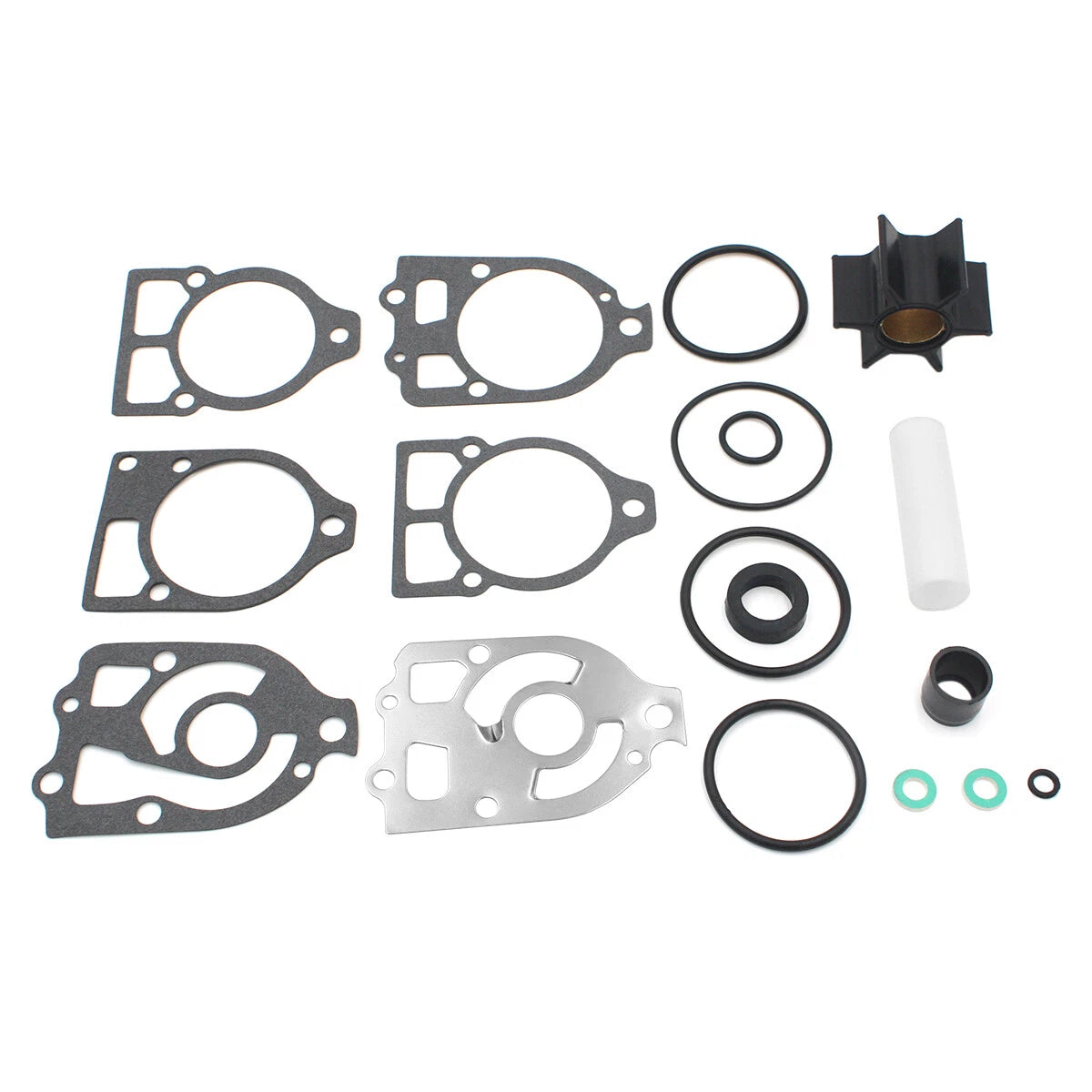 Water Pump Impeller Kit for Mercury 75 4 Cyl 80-90 HP 6 Cyl (1980–1990) 46-73802A3