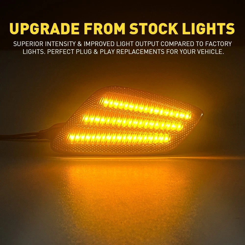 LED Smoke Side Marker Signal Light for Jeep Wrangler TJ (1997–2006)