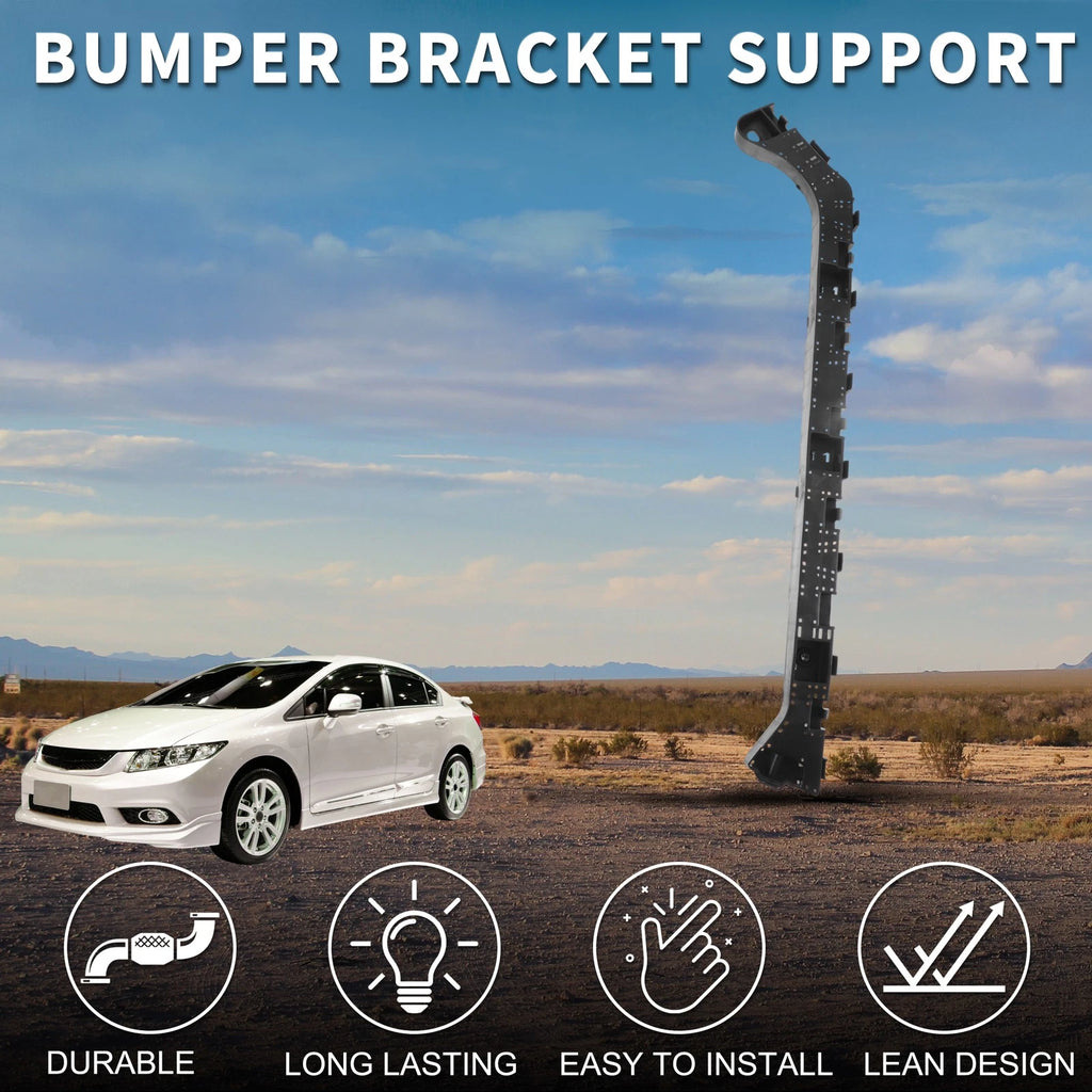Right Rear Bumper Retainer Bracket No. 71593TEAT01 for Honda Civic Sedan (2016–2021)