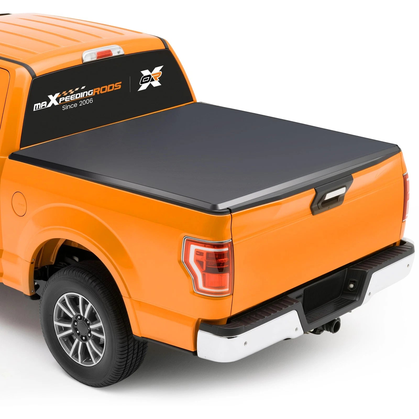 5.5ft Soft Tonneau Cover for Ford F150 Crew Cab (2015–2026) Quad-Fold Waterproof