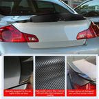 HighKick Glossy Carbon Fiber Trunk Lid Spoiler for Infiniti G37 Coupe (2008–2013)