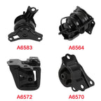 Set of 4 Engine Motors for Honda Accord (1998–2002) 2.3 L4 AT Trans