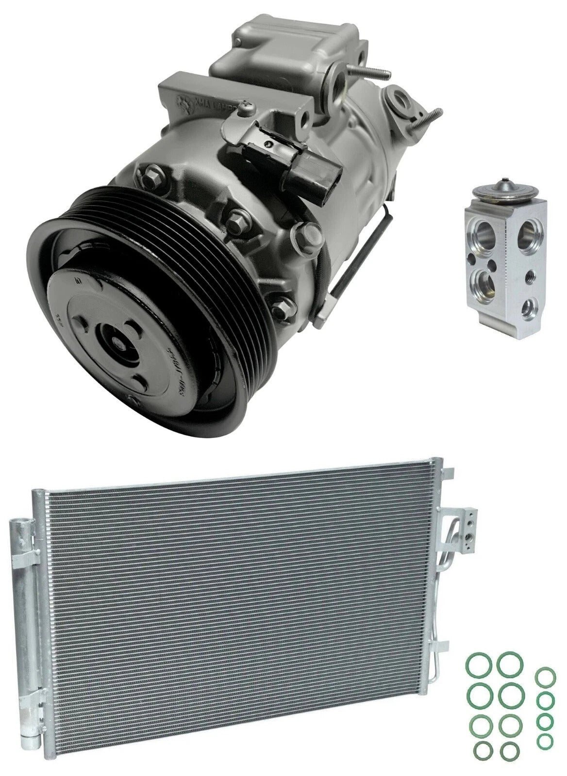 AC Compressor Kit With Condenser for Kia Sorento 2.4L (2011-2015)