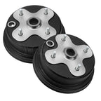 2X Front Wheel Brake Hub for Yamaha Kodiak 400 4WD (1993–1998)