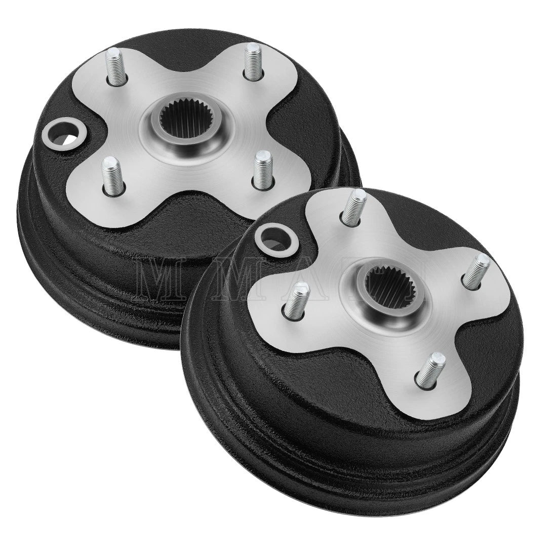 2X Front Wheel Brake Hub for Yamaha Kodiak 400 4WD (1993–1998)