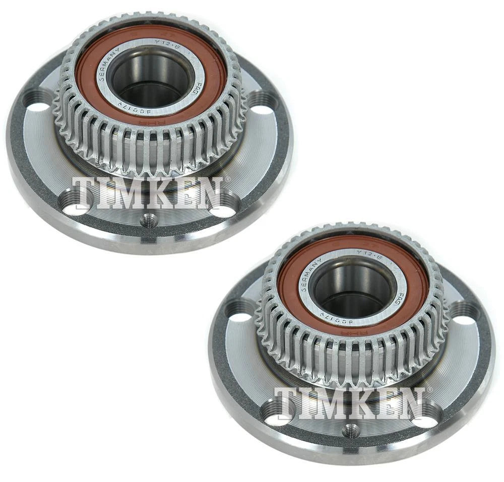 Set of 2 Rear Wheel Bearing Assemblies for Audi TT, VW Beetle, Jetta (FWD)