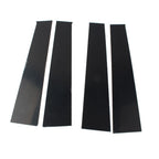 Set of 4 Car Window Pillar Door Trim for Dodge Ram 1500 (2009–2018) Bright Black