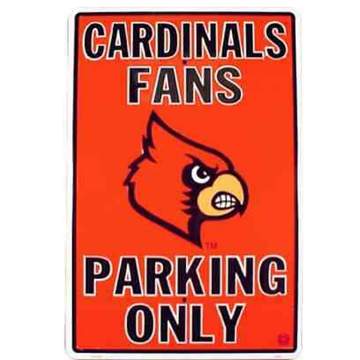 Parking Only Sign for Louisville Cardinals (12"x18")