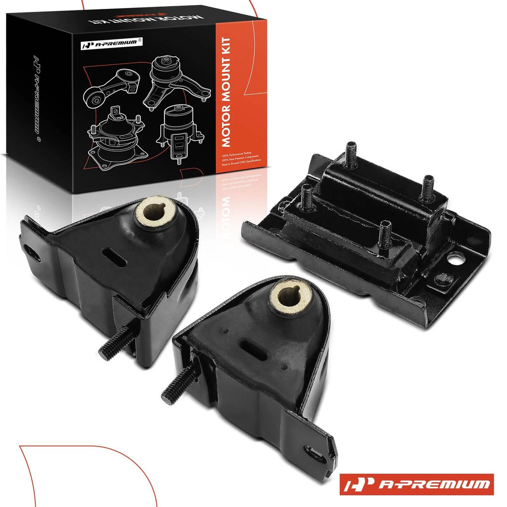 3X Front Engine Motor & Transmission Mount for Jeep Wrangler (1997–2006)