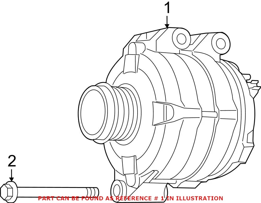 Genuine OEM Mopar Alternator for Chrysler 200, Town & Country (2011–2016)