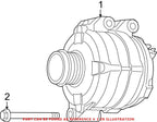 Genuine OEM Mopar Alternator for Chrysler 200, Town & Country (2011–2016)