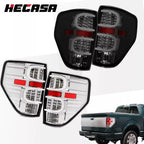 2X LED Tail Lights for Ford F-150 F150 (2009–2014) - Smoke/Clear