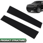 Set of 2 Rear Door B Pillar Window Trim for Jeep Grand Cherokee (2011–2019)