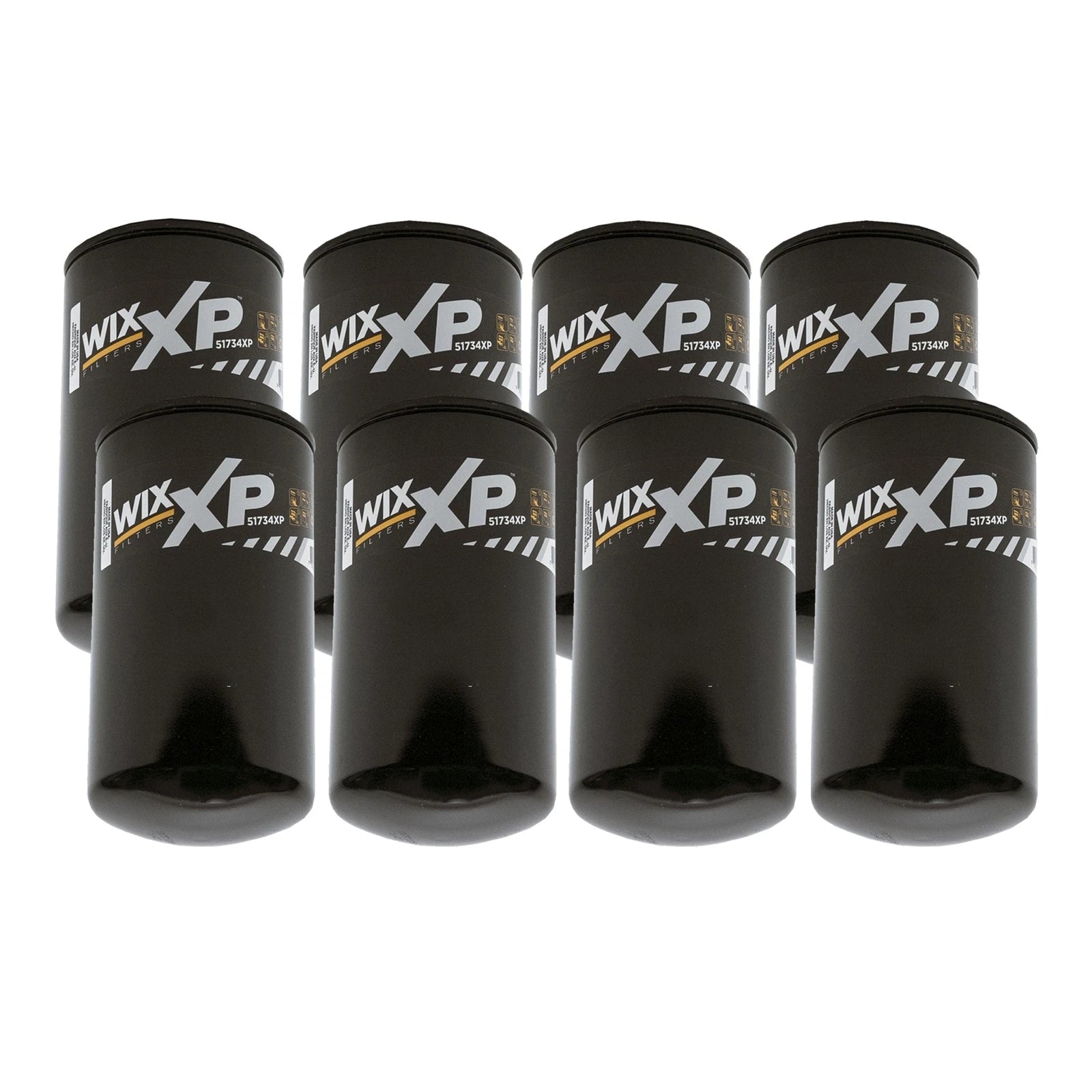 Set of 8 Wix XP Engine Oil Filters for Ford 7.3L V8 Turbo Diesel