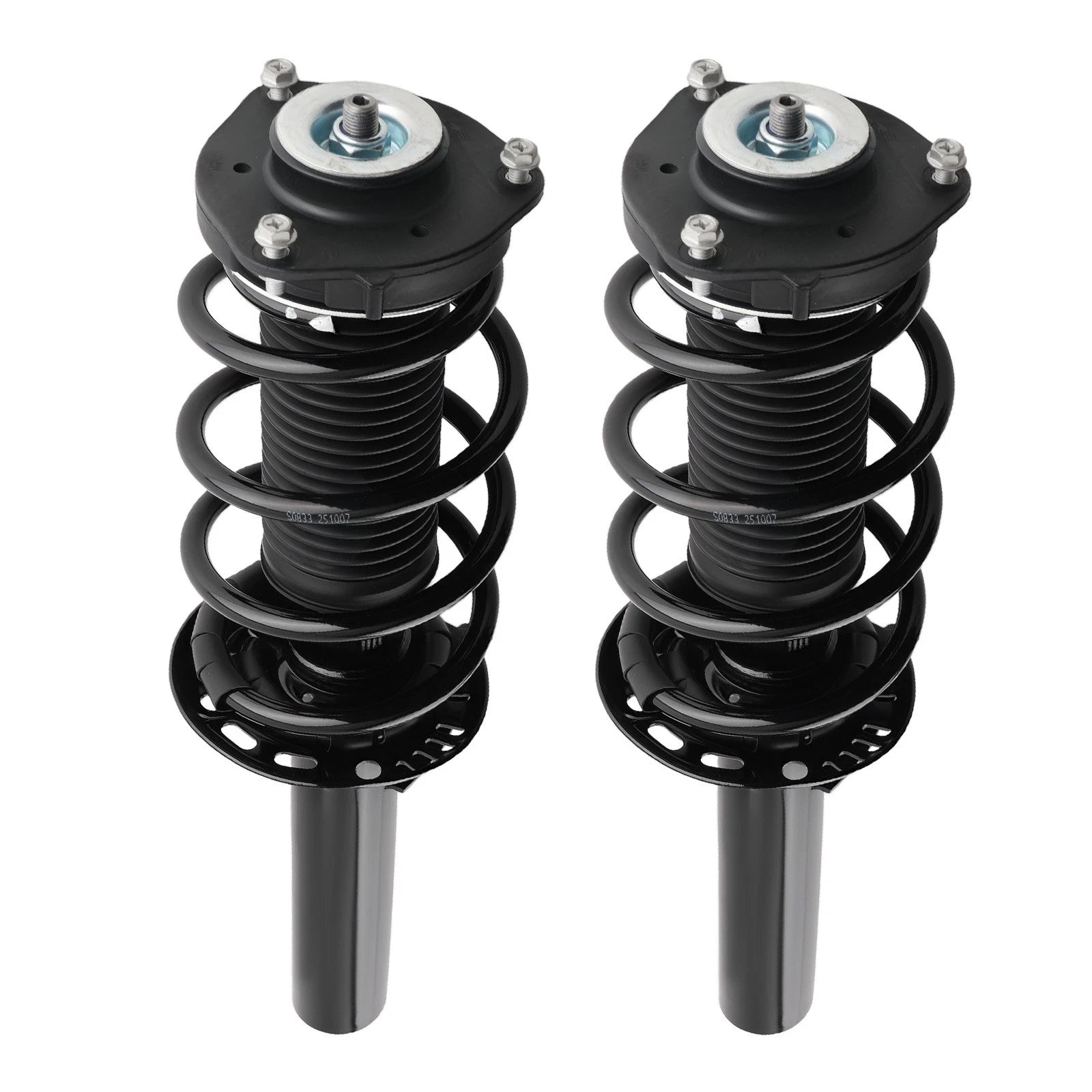 Front Pair Complete Struts Coil Springs for Volkswagen Tiguan (2009–2017)
