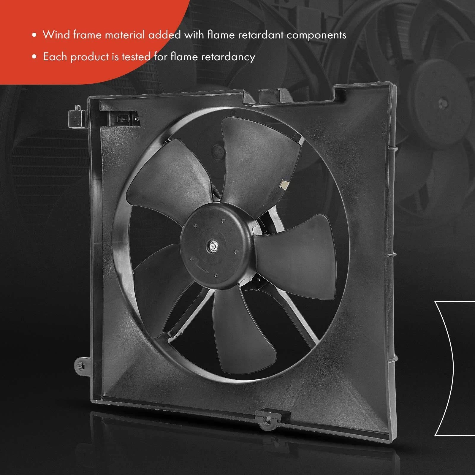 Cooling Fan Assembly with Shroud for Chevrolet Aveo (2005–2008)