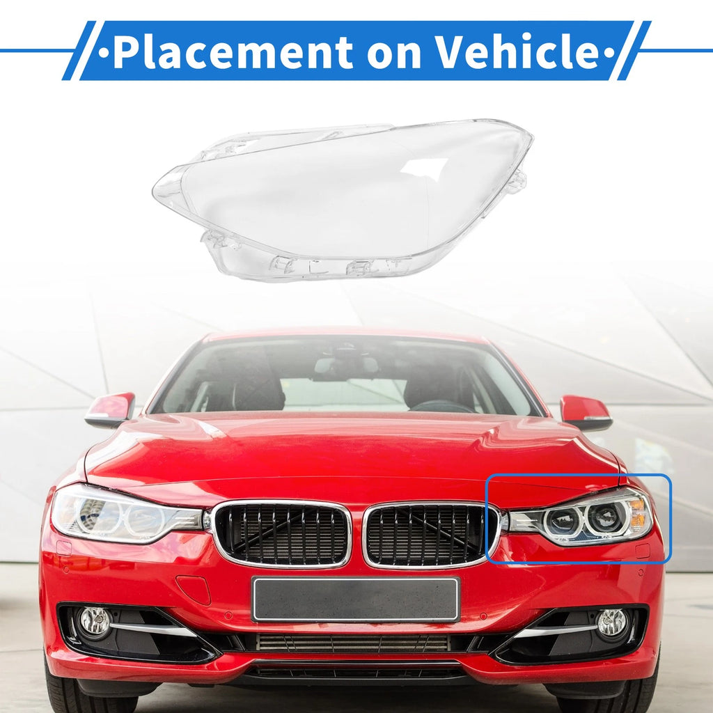 1 Pc Headlight Lens Cover for BMW 1 Series (2012–2014) No. 63117229671