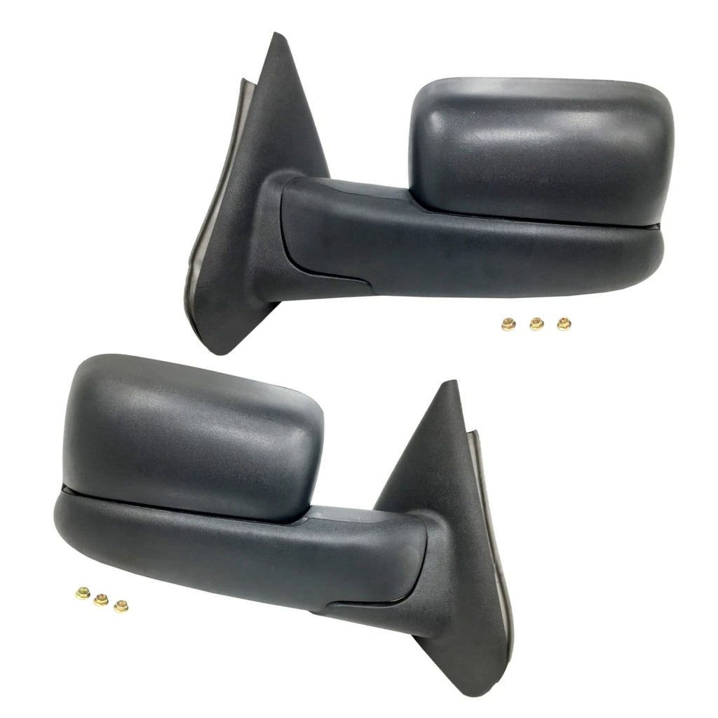 Pair Power Heated Flip Up Tow Mirrors CH1320228 for Dodge Ram 1500 2500 3500 (2002–2009)