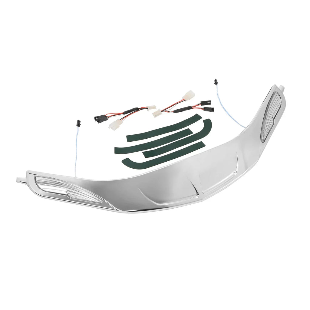 Chrome Windshield Trim Light for Honda Goldwing 1800 (2001-2017, F6B 2013-2017)