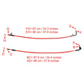 Throttle Cable Wire for Suzuki GSXR1000 (2017–2023) Red