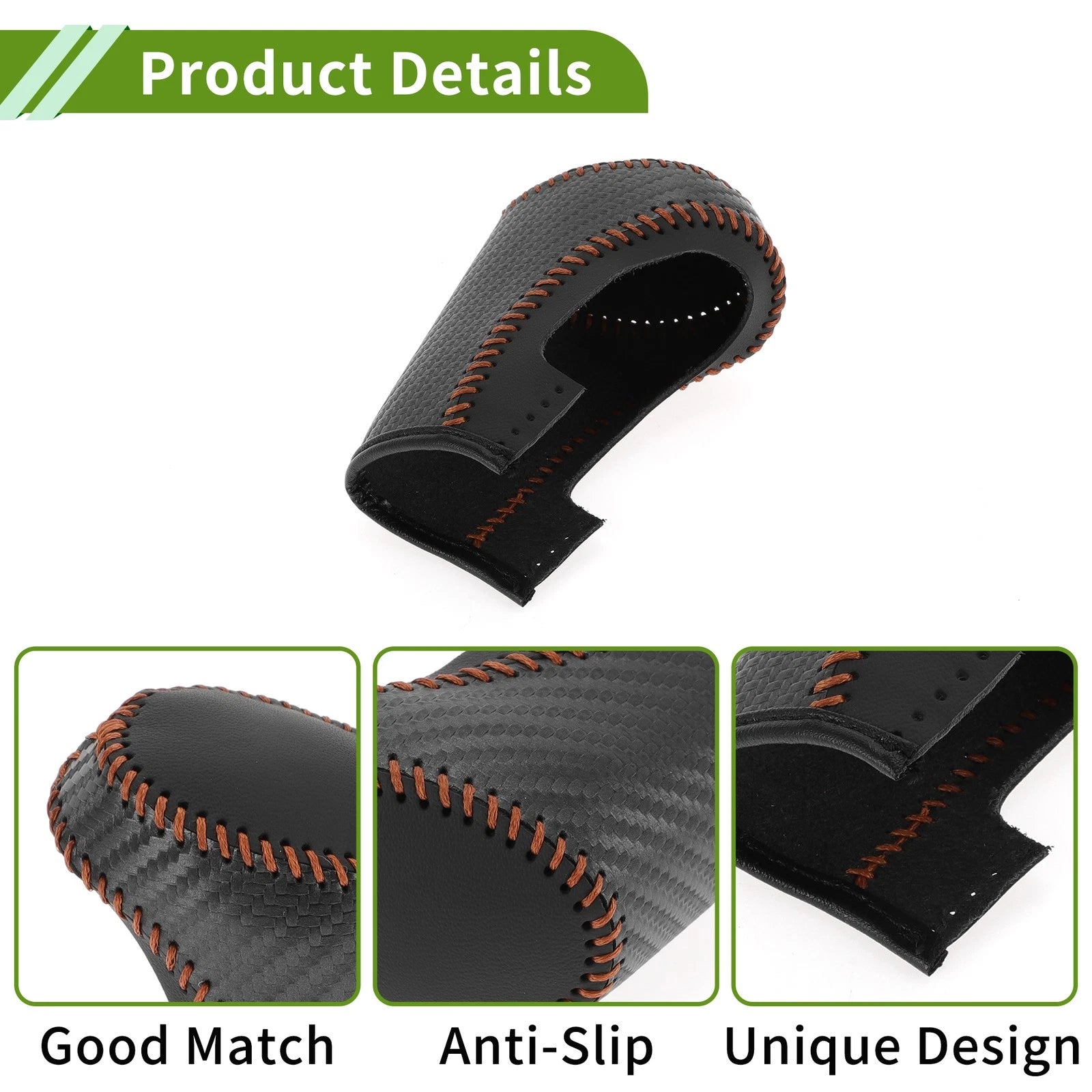 Gear Shift Knob Cover for Chevrolet Malibu (2016–2023) Black Carbon Fiber