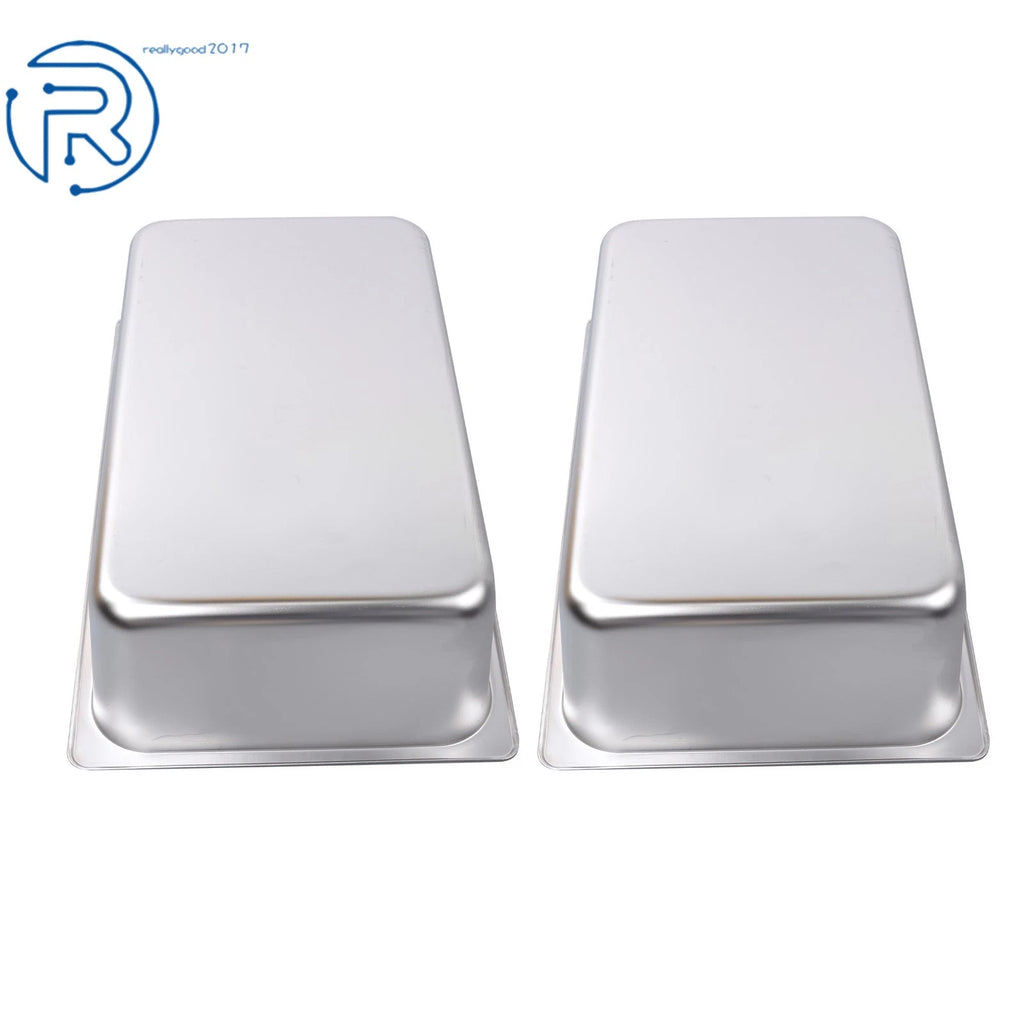 2Pcs Non-Stick Hotel Pans 1/1 6" Deep for Kitchen Utensils