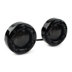 7 LED Black Fire Ring Turn Signal Lights for Harley Softail Dyna