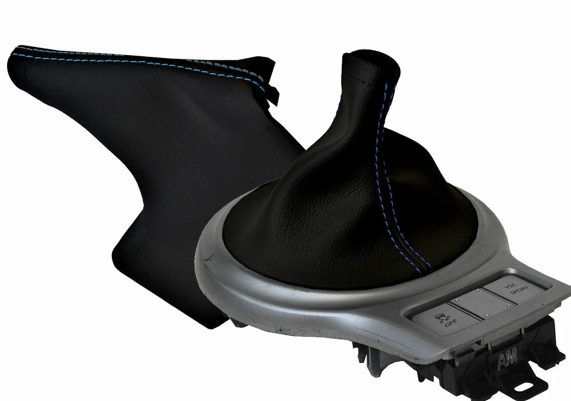 Manual & E Brake Boot Cover for Subaru BRZ (2013–2020) Blue Stitch