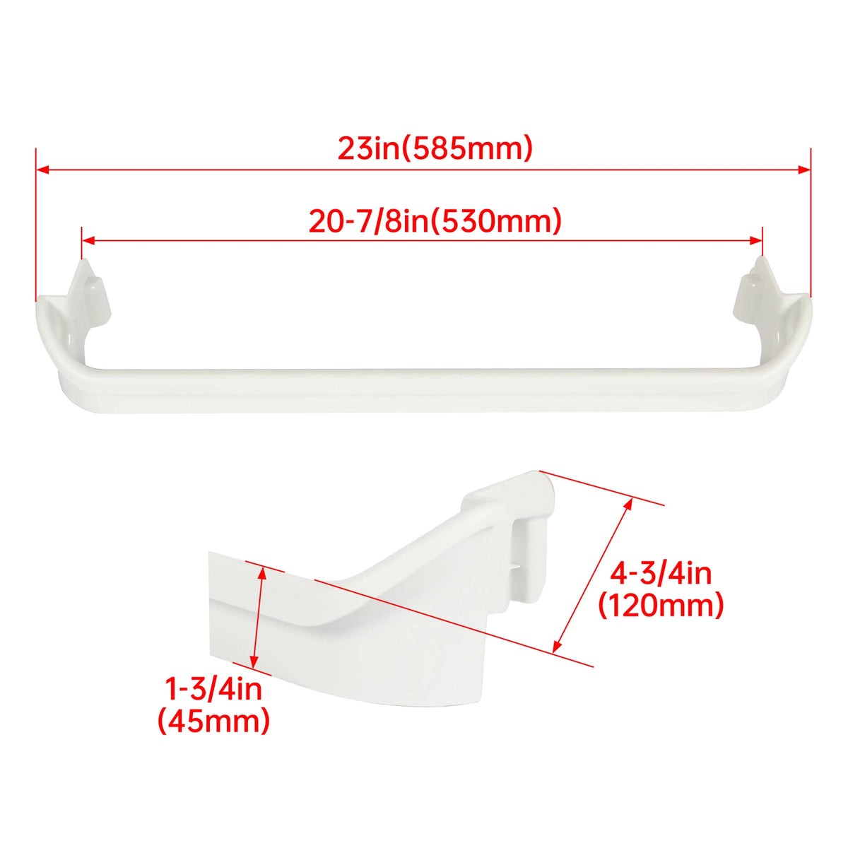 Door Rack for Frigidaire Refrigerator (Compatible)