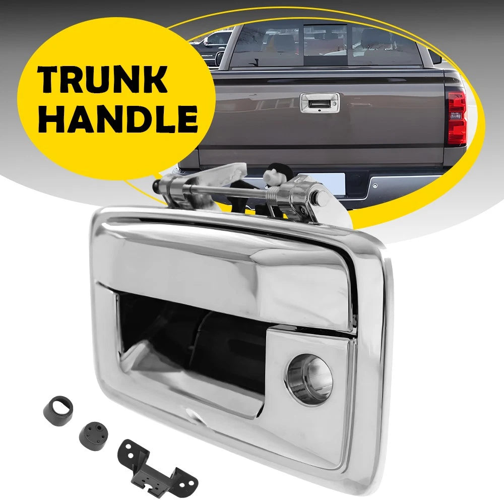 Chrome Exterior Tailgate Handle for Chevy Silverado 1500 GMC Sierra 1500 (2014–2015)