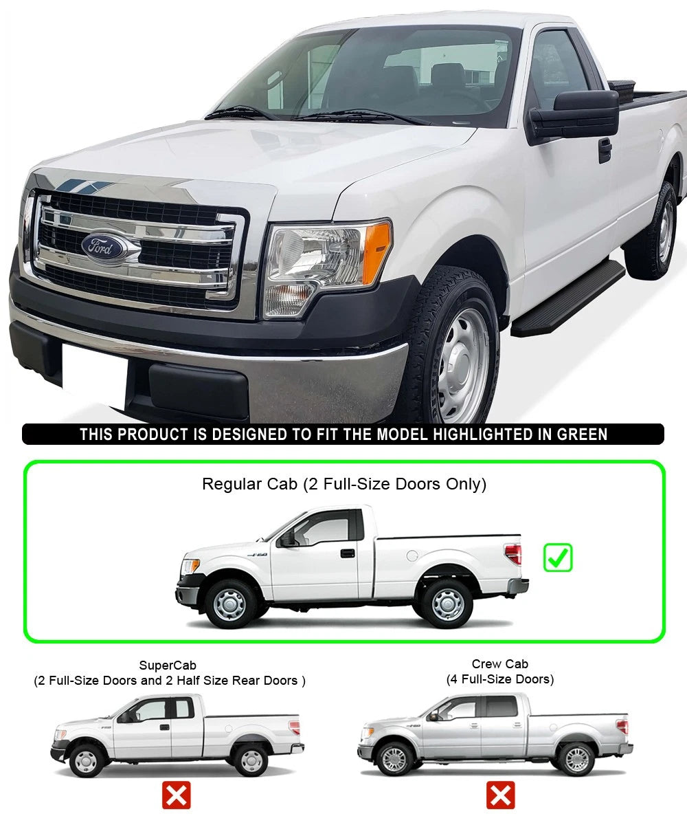 Running Boards for Ford F150 Regular Cab (2009-2014)