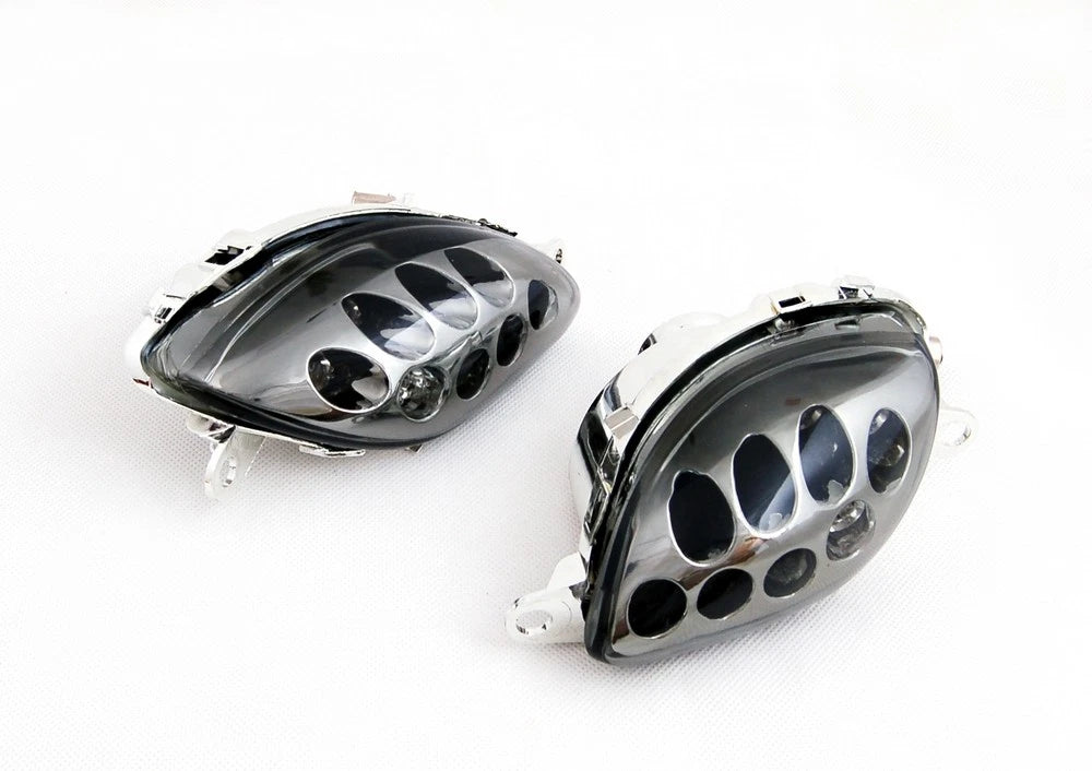 Set of 2 Smoke Front Turn Signals for Suzuki Hayabusa 1300 (1999–2007)