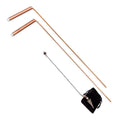 Telescoping Copper Dowsing Rods & Pendulum for Universal Use