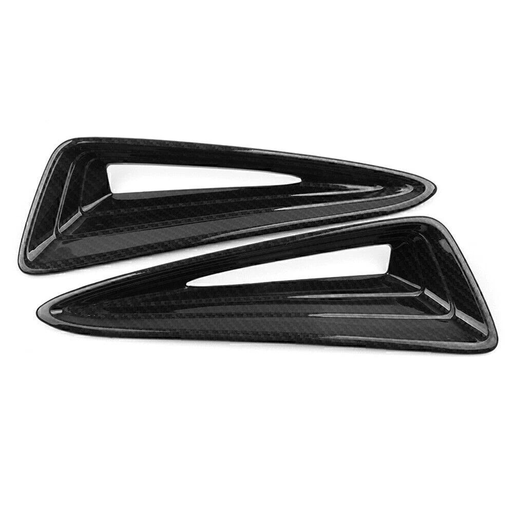 Carbon Fiber Look Front Fog Lamp Light Cover Trim for Toyota CHR (2016–2018)
