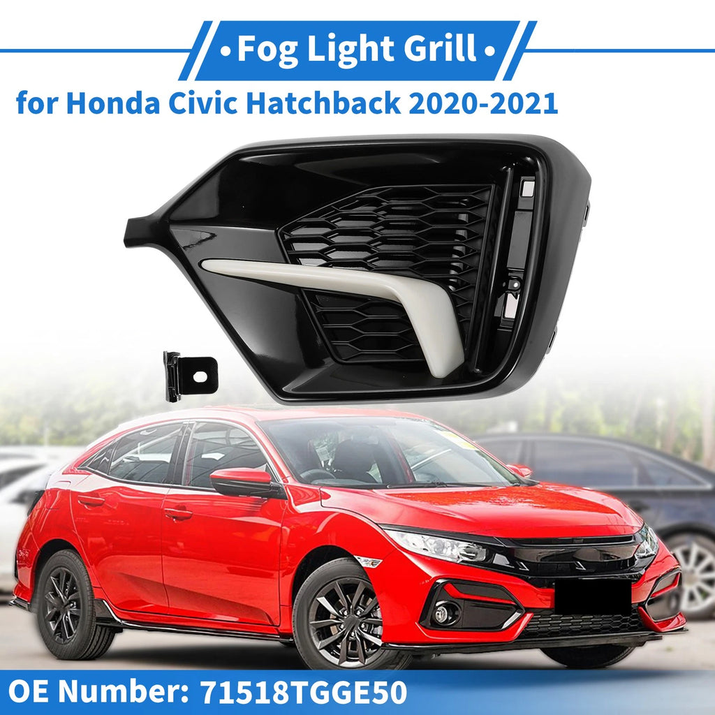 Rear Left Fog Light Grill No. 71518TGGE50 for Honda Civic Hatchback (2020–2021)