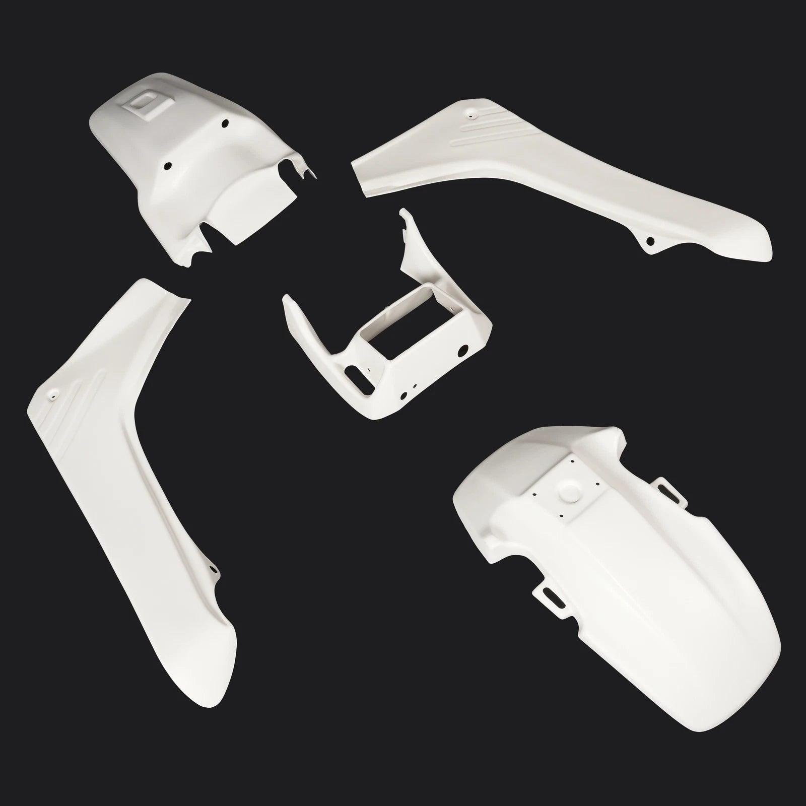 Plastic Body Kit Fairing Fender Side Cover for Honda TR200 Fat Cat (1986–1987)