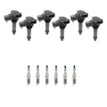 Set of 6 Ignition Coils & Spark Plugs for Chevy GMC 3.0 3.6 V6