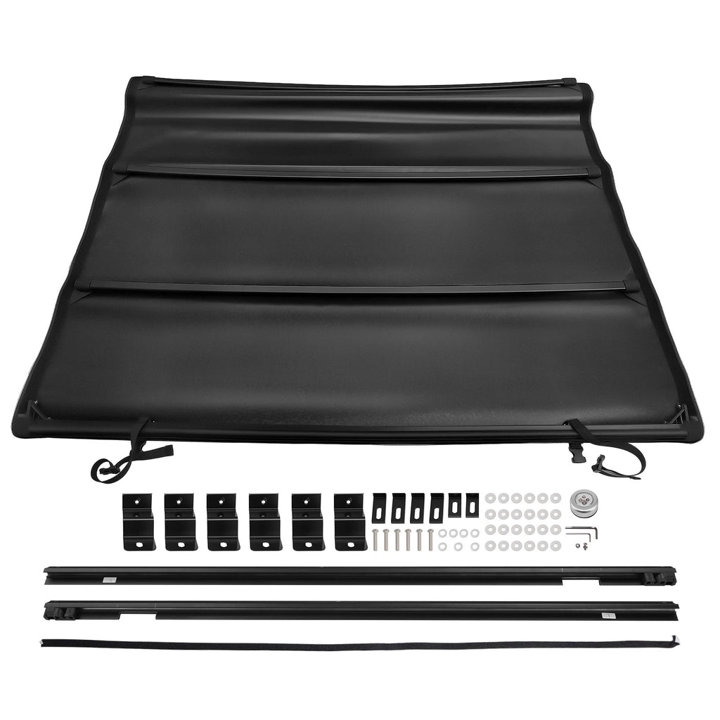 5ft Soft Roll Up Tonneau Cover for Honda Ridgeline (2017–2026) with LED Lamp