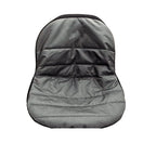 Lawn Mower Seat Cover with Side Beverage Pockets & Back Tool Storage