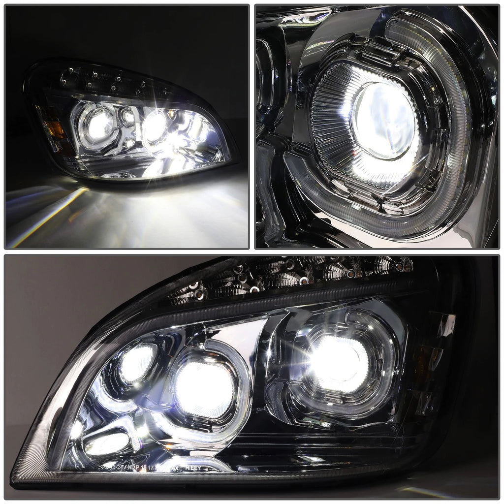 Full LED C-Halo Projector Headlight Lamps for Cascadia (2008–2017)
