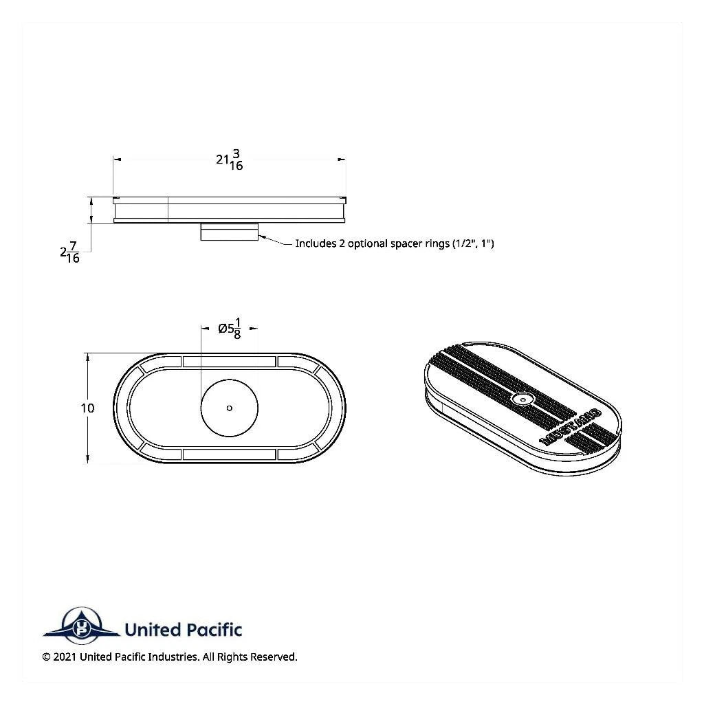Air Cleaner Assembly Replacement for Ford Mustang (2015–2024)