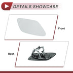 Bumper Trim Nozzle Cover No. 51117231080 for BMW Z4 (2009–2016) Silver Tone