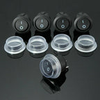Set of 5 Rocker Toggle Switches 12V SPST for Car Boat