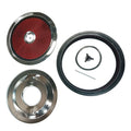 14x3" Red Chrome Washable Round Air Cleaner for Ford Chevy SBC BBC