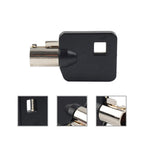 Black Uncut Blade Blank Ignition Key for Harley Touring Dyna Softail