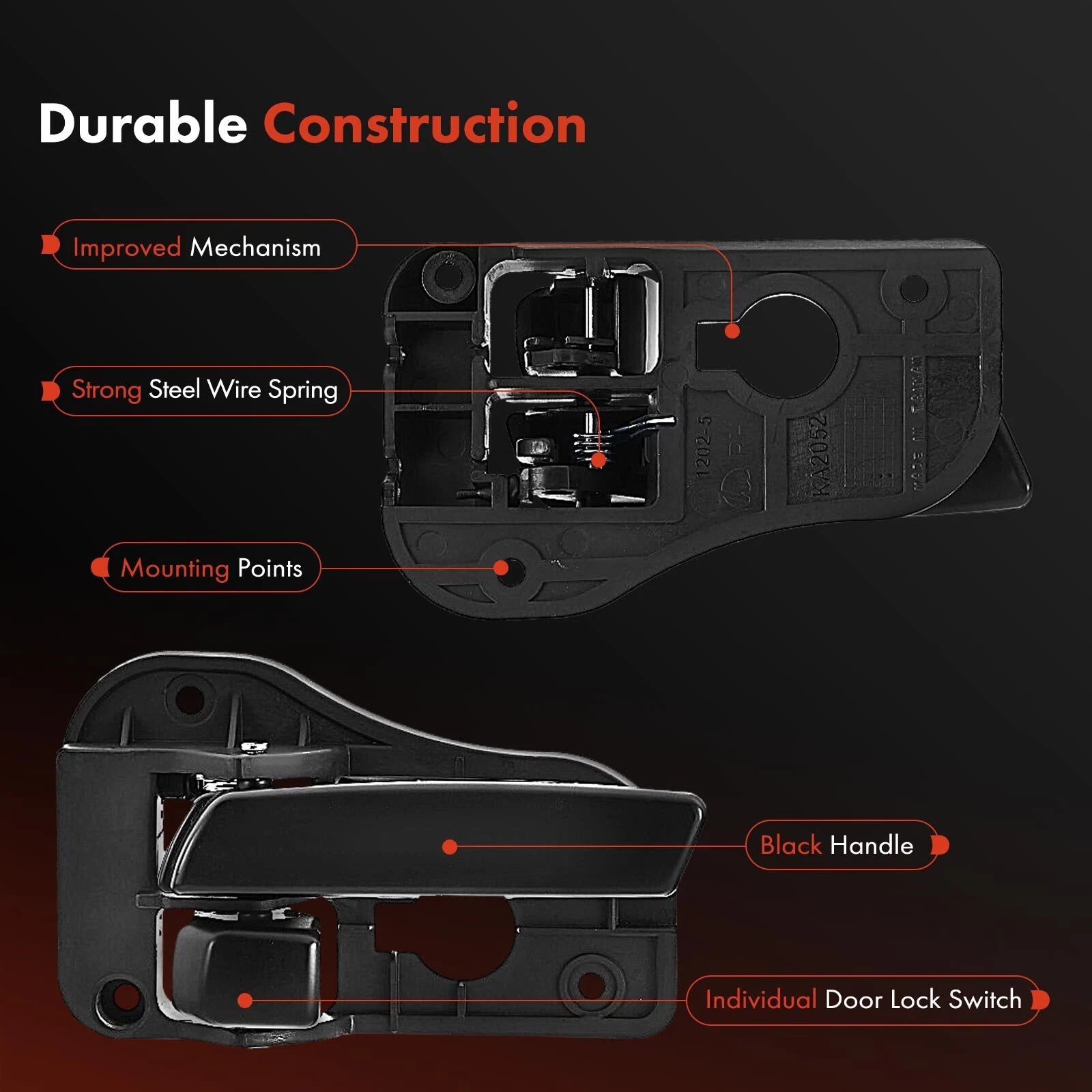 Right Interior Door Handle for Kia Rondo (2007-2012)