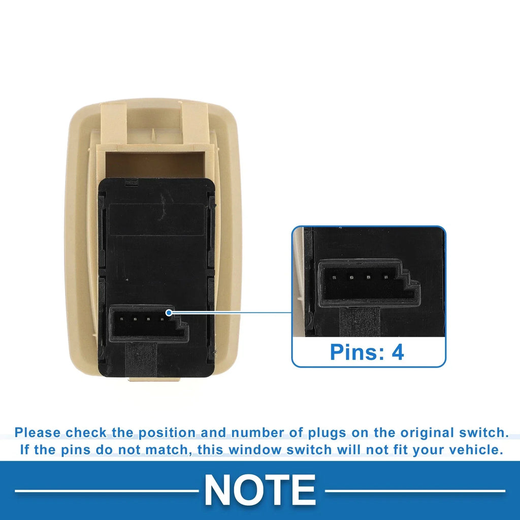 Power Window Switch 2.5L L6 Gas for BMW 525i (2004 - 2005)