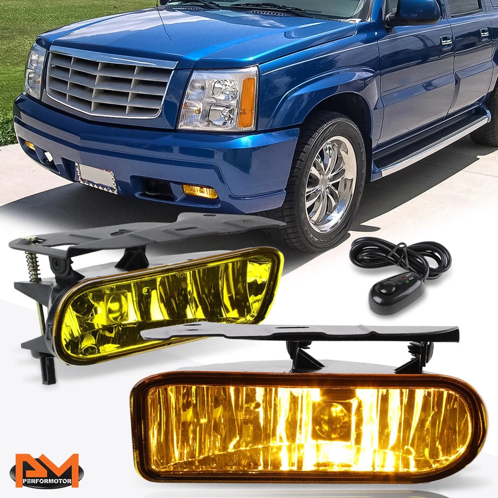 Amber Lens Bumper Fog Light Set for Cadillac Escalade (2002–2006)