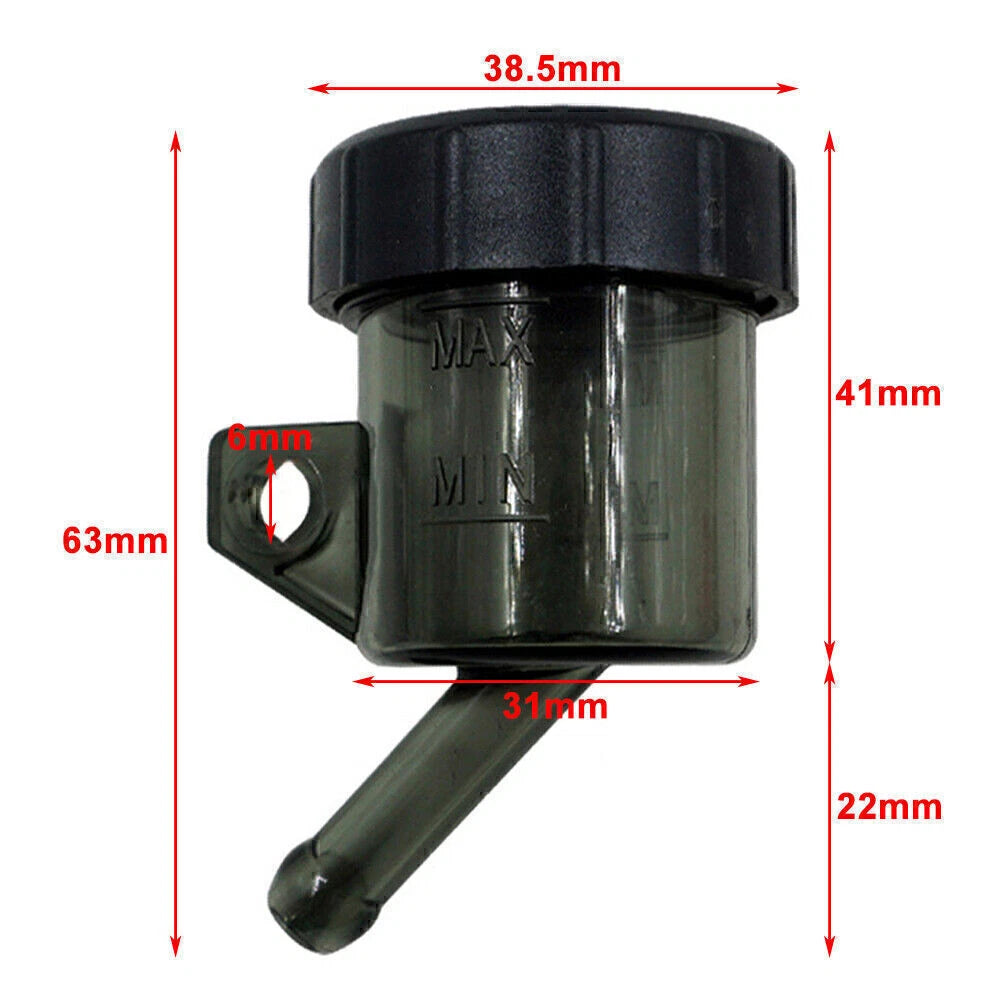 Universal Front Brake Clutch Fluid Reservoir Cup for Motorcycles (All Years)