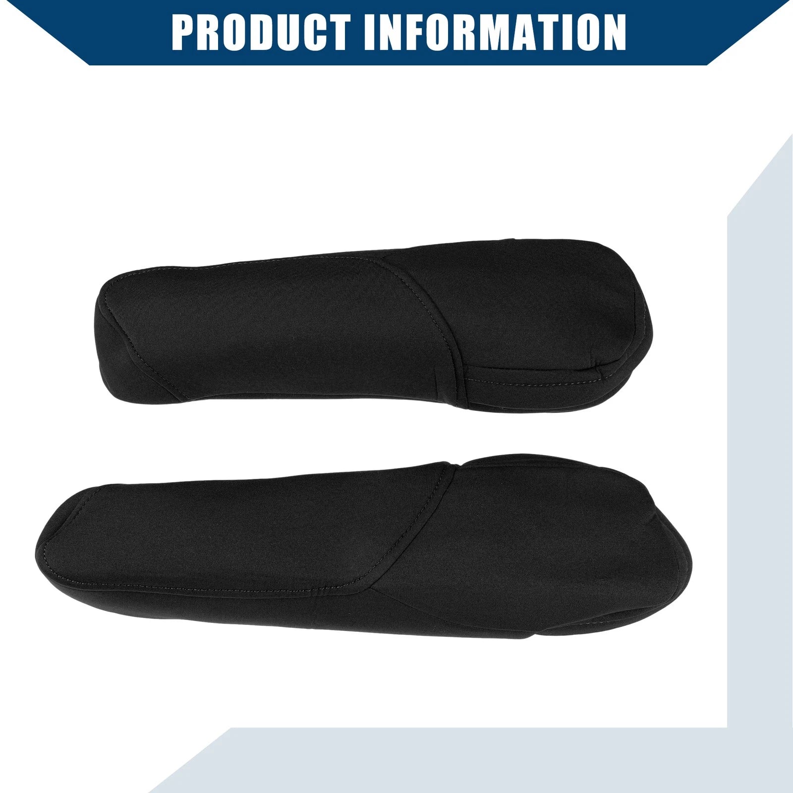 1 Pair Center Console Armrest Cover for Honda CR-V (2017–2023) Neoprene Black